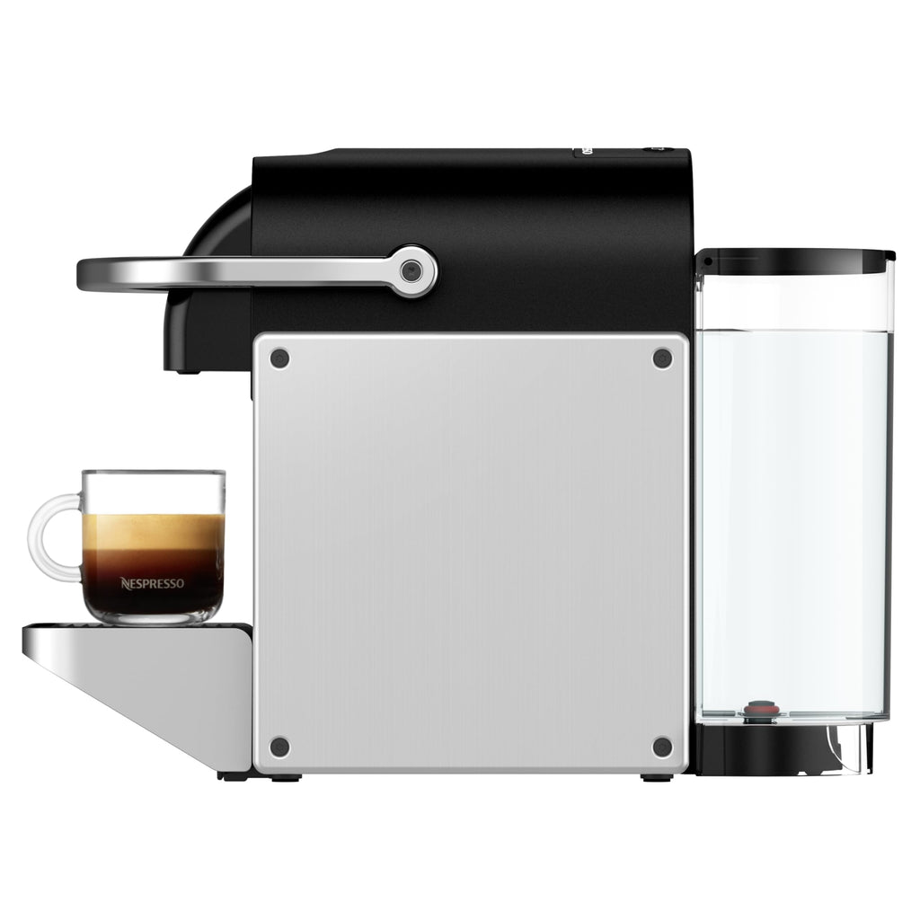 Cafetière à Dosette Pixie Argent 100% Automatique 1 L - 19 Bars, Arrêt Auto (EN127.S)
