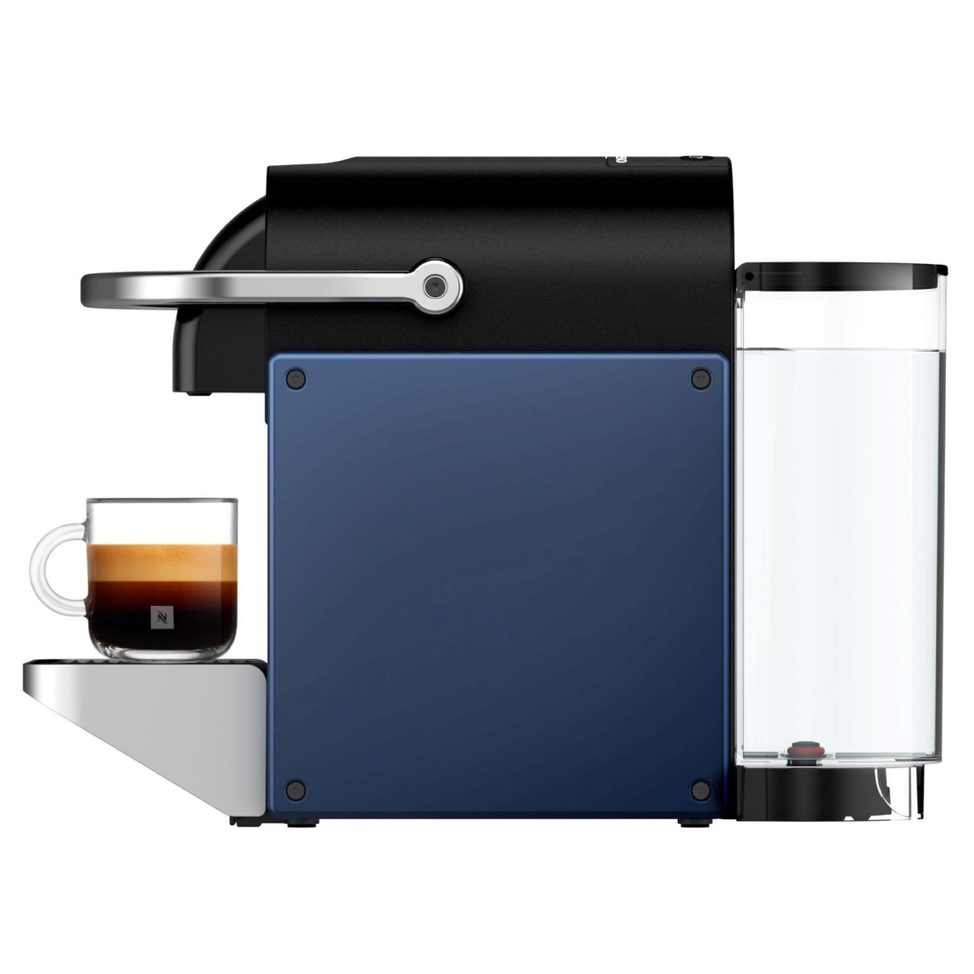 Machine à Café Expresso Pixie Bleu 19 Bars - Prête en 25 Secondes, Arrêt Automatique (EN127.BL)