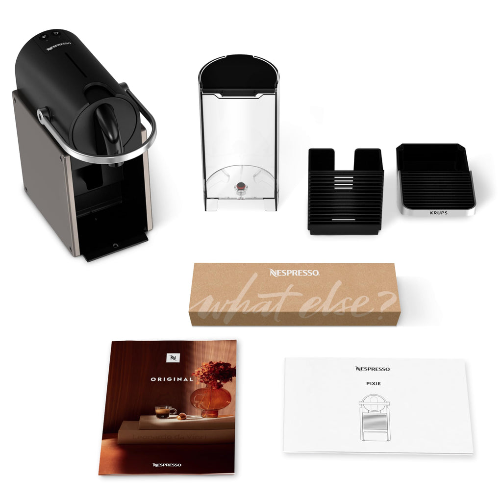 Machine à Expresso Pixie Titan 1260W - Recettes Programmables, 2 Longueurs, Arrêt Automatique (XN306TK)