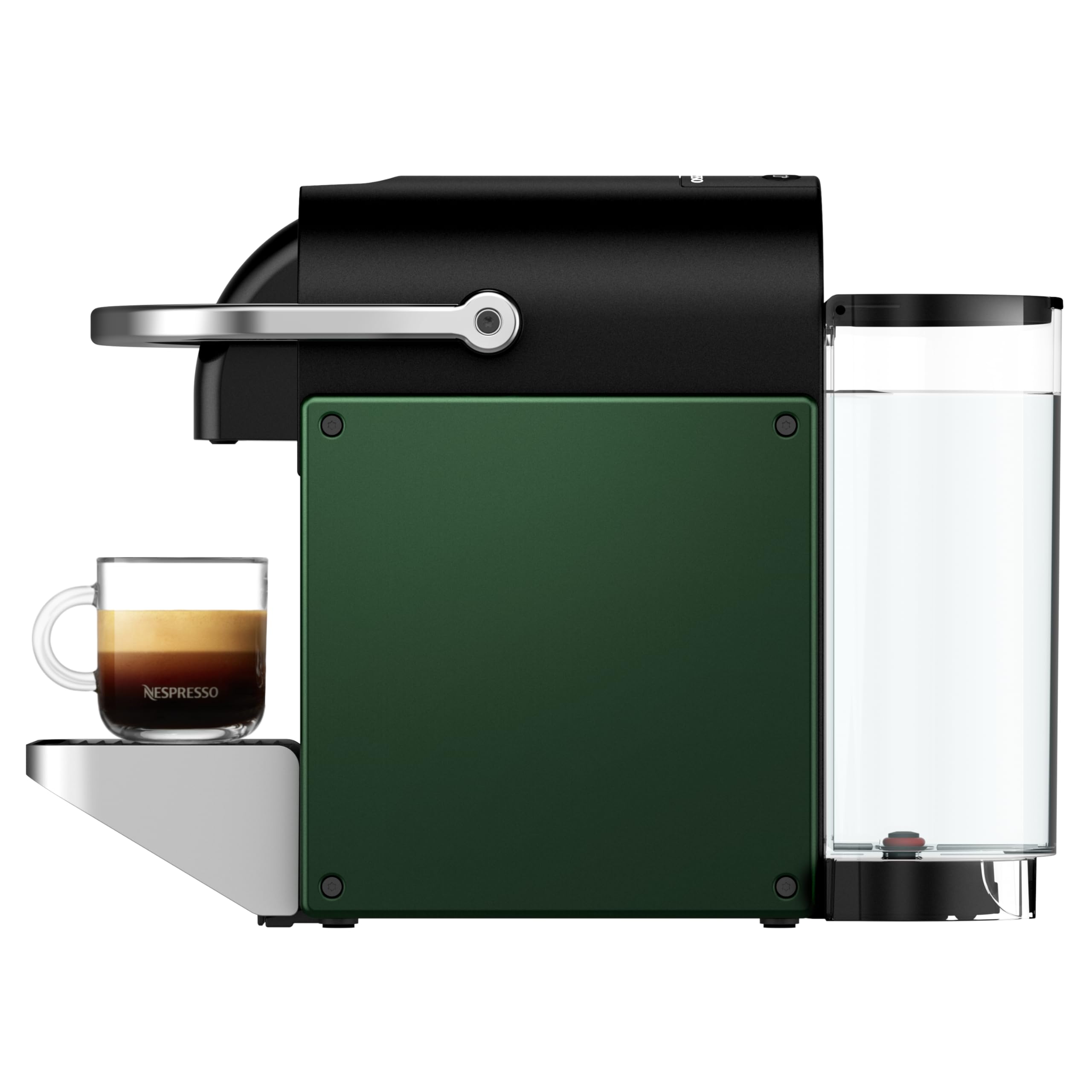 Machine à Café Expresso Pixie Vert Foncé 19 Bars - Compacte, Rapide et Économique + Kit de Bienvenue (YY5291FD)